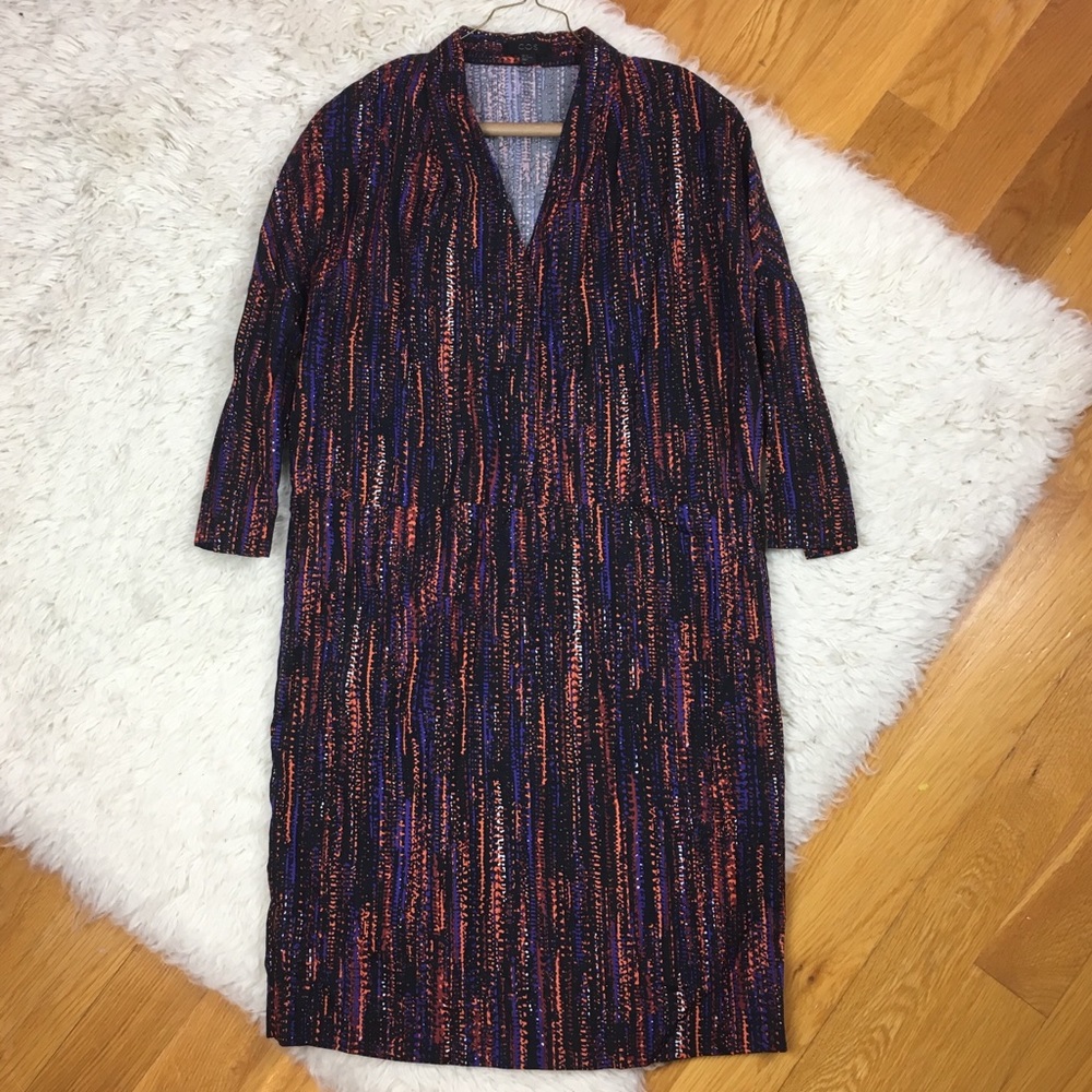 COS multicolor popover sheath dress